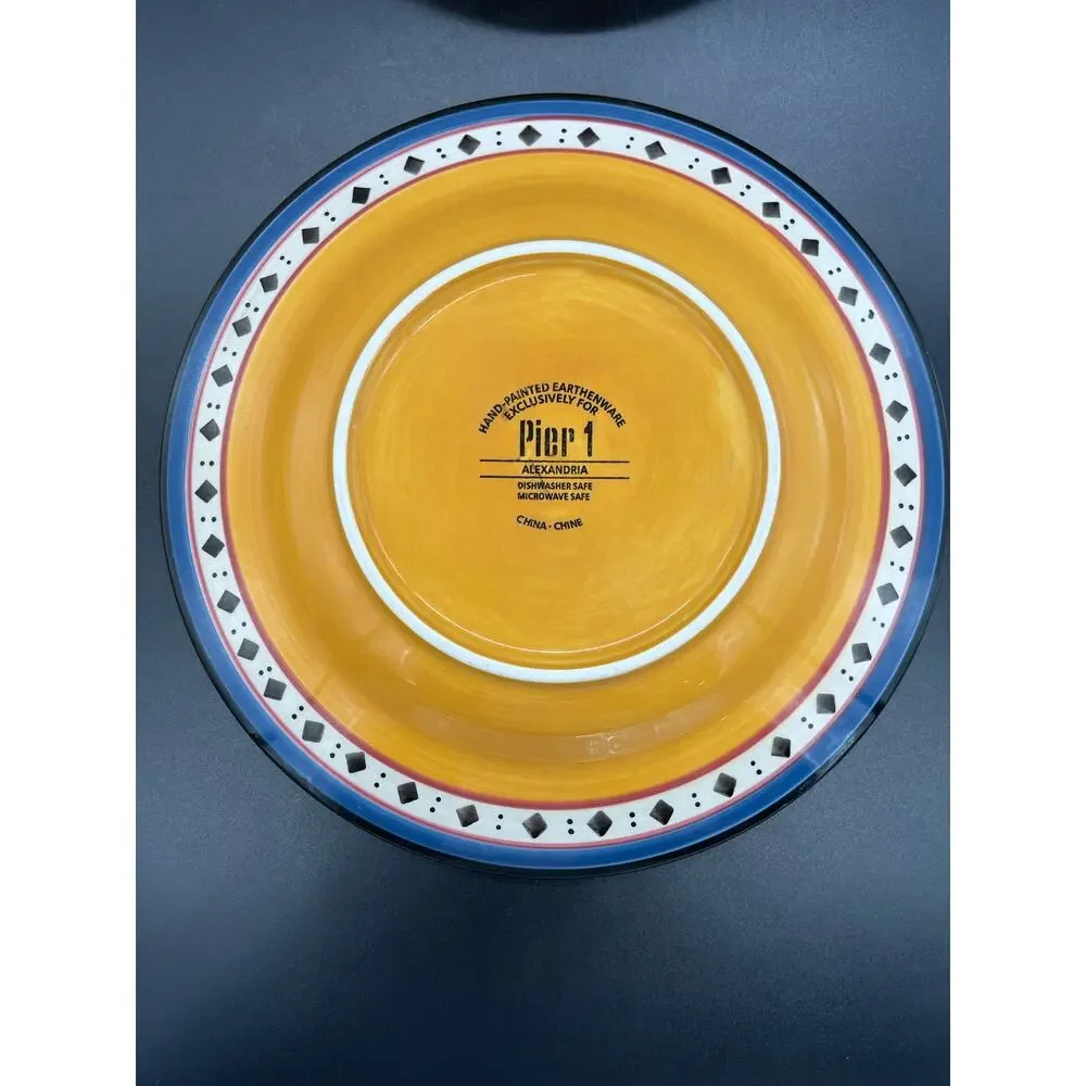 Pier 1 Alexandria Set of 2 Salad Plates Earthenwear 9